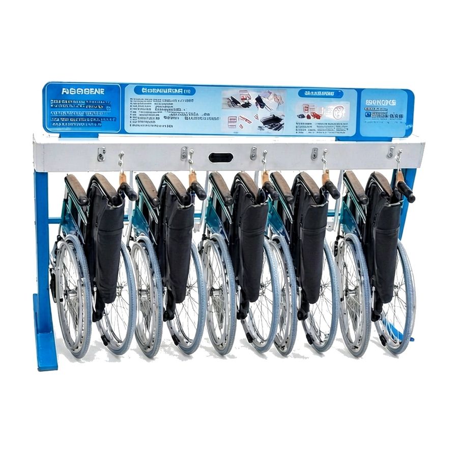 Wheelchair rack