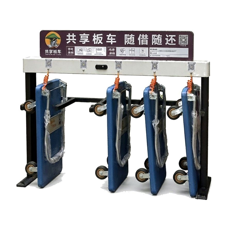 Flat trolley rack
