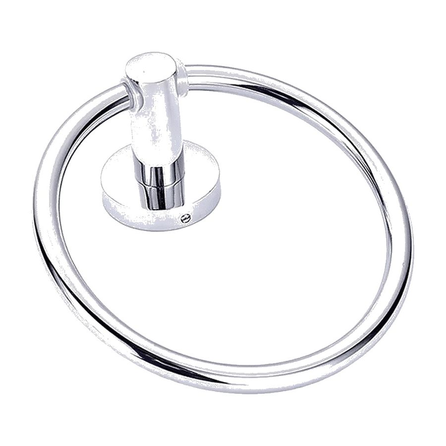 Round towel ring, chrome